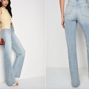 Reformation Wilder Stretch High Rise Wide Leg Jeans Blue - Size 27